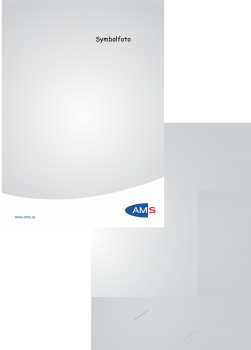 A4 Karton-Mappe mit Einschubfach